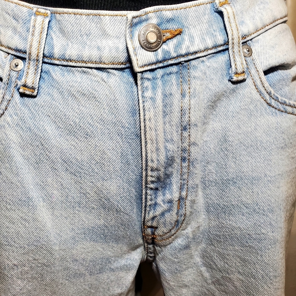Aeropostale Light Blue Distressed Women's Jeans - Picture 4 of 5